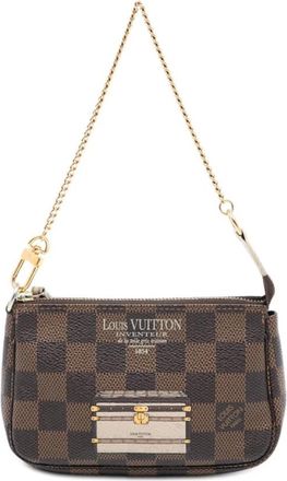 Louis Vuitton Pre-owned Mini Bags, female, Brown, Size: ONE SIZE Pre-owned Pochette Accessories