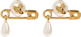Vivienne Westwood Orecchini con dettaglio Orb - Oro