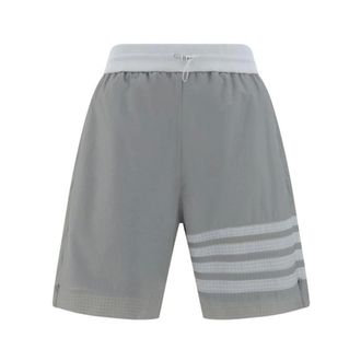 Thom Browne Heren, Korte broeken, Grijs, Maat: L