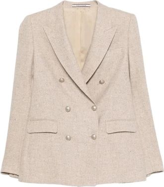 Tagliatore Giacca - Dames - Blazers - Beige - M - Jassen