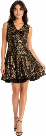 N&deg;21 Jurk - Dames - Feestkleedjes - Zwart - 2XL - Polyester - Kleedjes