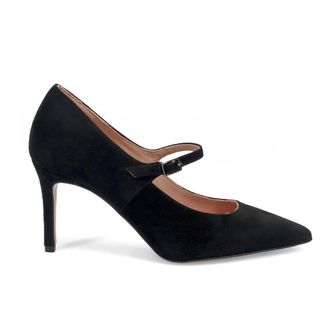 Sangiorgio Schoenen, Dames, Zwart, 38 EU, Su&egrave;de, Pumps met Hak