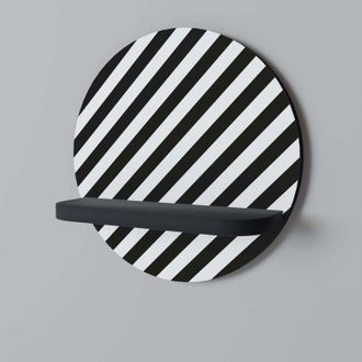 OEM Paragon Patterns Estante Redondo Negro