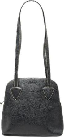 Loewe Pre-owned Shoulder Bags, female, Black, Size: ONE SIZE Pre-owned Leather Shoulder Bag