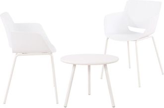 Clp Clp - Grupo De Asientos Minota Blanco 2 Sillas