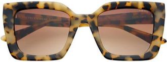 Freyrs Eyewear Coco Square Sunglasses in Milky Tortoise at Nordstrom