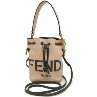 Fendi Pre-owned Leather fendi-bags - Dames - Pre-owned - Beige - Maat: ONE Size Leer