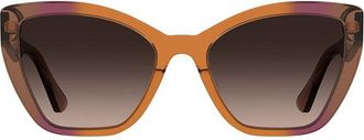 Moschino MOS155/S 12J/FF Womens Sunglasses Brown Size 55