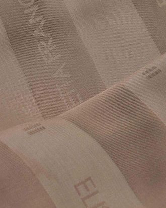 Elisabetta Franchi Womens Square Foulard Striped Jacquard Clay Viscose Modal Scarf Scarfs
