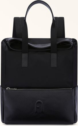 Furla Man Urban Zaino Nero Nero Nylon Uomo