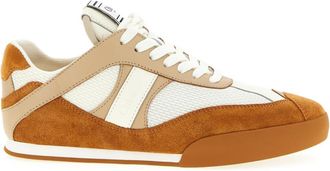 Chlo&eacute; Rusted Brown Lace Up Sneakers