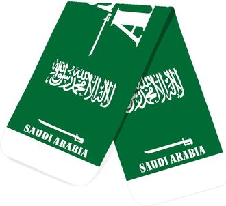 Bang Tidy Clothing Saudi Arabia Football Scarves for Men Saudi Flag Scarf Fans Gift