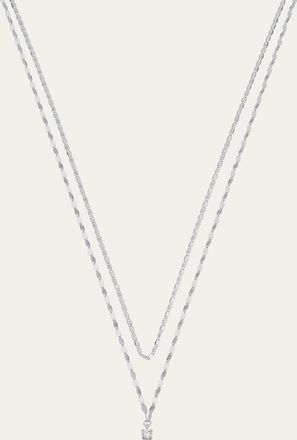 Lana Jewelry 14K Gold Solo Double-Strand Necklace with Diamond