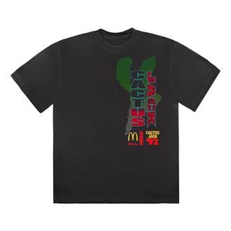 Travis Scott x McDonalds All American 92 T-shirt Washed Black TC-494