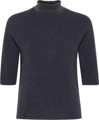Brunello Cucinelli Maglione a collo alto - Grigio