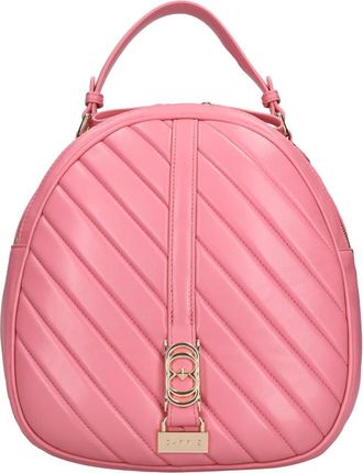 La Carrie Plumar Oval Rugzak - Dames - Rugzakken - Roze - ONE Size - Leer - Tassen