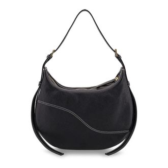 ATP Atelier Shoulder Bags, female, Black, Size: ONE SIZE Liveri Leather Shoulder Bag
