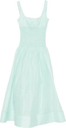 Self Portrait Shirred-panel Midi Dress