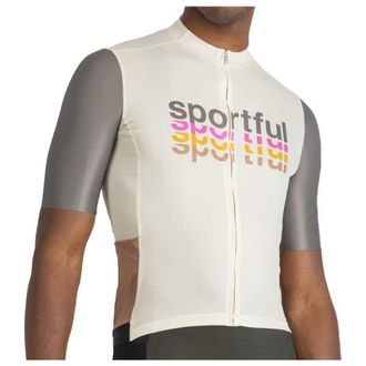 Sportful Supergiara 2 Logo Jersey Velotrikot f&uuml;r Herren | grau