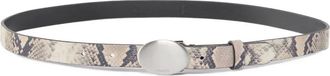 Pinko Cintura con fibbia goffrata - Grigio