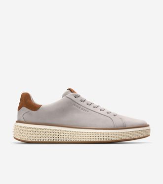 Cole Haan Mens GrandPr&oslash; Court SkyWeave Sneakers - Grey Size 7.5
