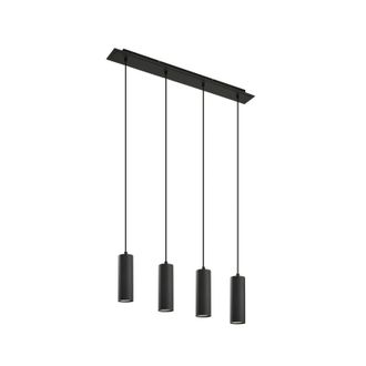 Lindby L&aacute;mpara Colgante joffrey En Negro De Metal - Lindby