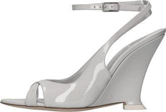 3Juin Met Hak - Dames - Sleehakken - Grijs - 36 1/2 EU - Leer - Schoenen