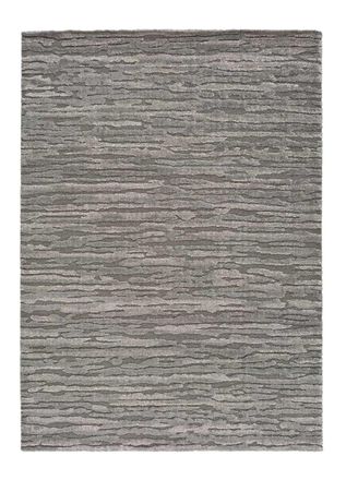 Atticgo Alfombra con relieve abstracta gris 160x230 cm