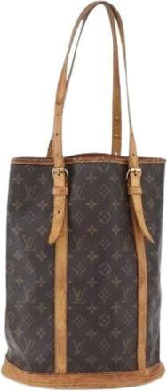 Louis Vuitton Pre-owned Bucket Bags, female, Brown, Size: ONE SIZE Pre-owned Bucket Bag