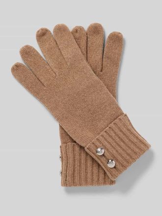 Lauren Ralph Lauren Handschuhe mit Label-Detail in Camel, Gr&ouml;&szlig;e 1