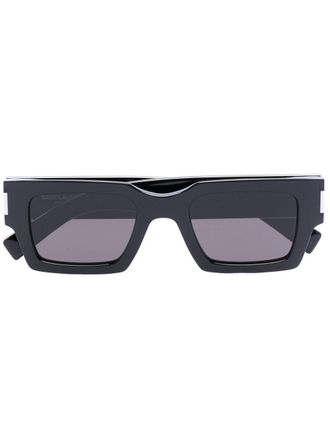 Saint Laurent Eyewear Occhiali da sole squadrati - Nero