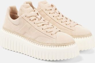 Hogan H-Stripes leather sneakers