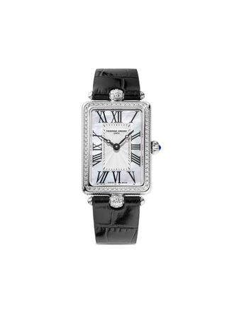 Frederique Constant Classics Art D&eacute;co Carr&eacute;e 28mm - Argento