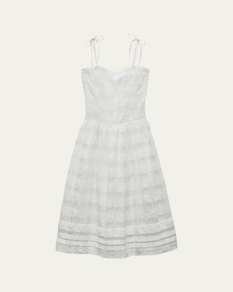 Rag & Bone Presley Plaid Fit-Flare Midi Dress