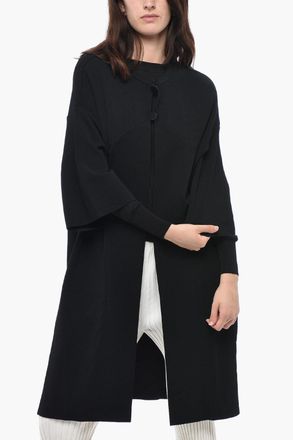 Stella McCartney Cardigan Lungo 1 Bottone con Maniche 3/4 Stella McCartney