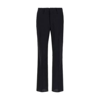 Fendi Mens Straight Leg Wool Trousers, Brand Size 50 ( Waist Size 34 )