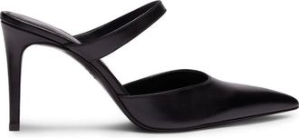 Stuart Weitzman Schoenen, Dames, Zwart, 38 1/2 EU, Leer, Power Mule 85