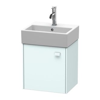 Duravit M&oacute;dulo Mural Duravit Brioso 43,4 X 33,9 Cm, 1 Puerta, Con Bisagra A La Izquierda, Para Lavabo Vero Air 072445, Color (frente/cuerpo): Azul Claro Decor