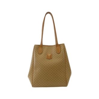 Celine Pre-owned Tote Bags, female, Brown, Size: ONE SIZE Pre-owned Canvas celine-bags