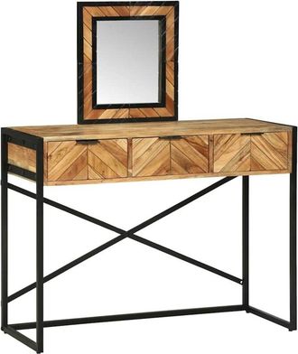 vidaXL Tavolo da Trucco con cassetto Marrone 100 x 40 x 120 cm - Vidaxl