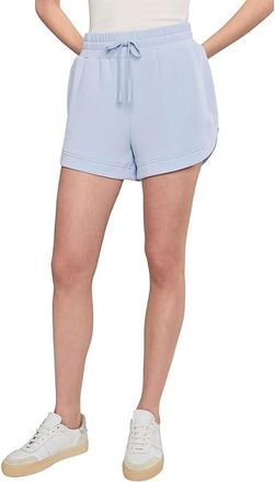 Varley Ollie High-Rise Shorts Womens Shorts Xenon Blue : XXS 3.5, Elastane/Polyester/Viscose