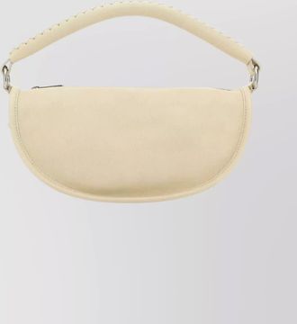 Burberry ivory calf leather shoulder bag