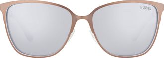 Guess Smoke Mirror Butterfly Ladies Sunglasses GF6010 29C 57