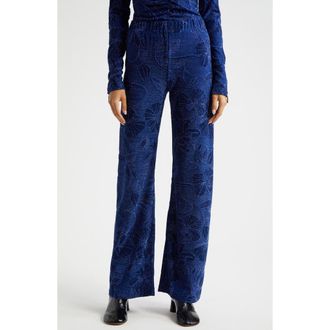 Stine Goya Metallic Floral Jacquard Pants in Fine Line Poppies at Nordstrom Rack, Size Medium