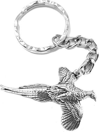 Bisley Pewter Keyring Chain No.3 Pheasant - Hunting outdoor gear for Men