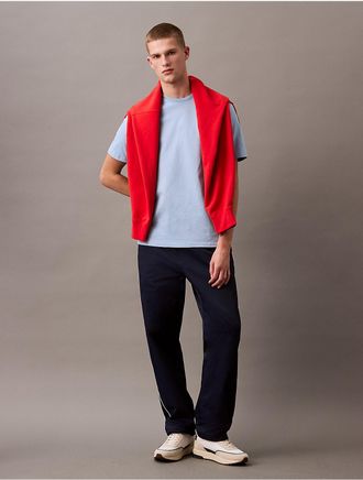 Calvin Klein Jeans Calvin Klein Mens Smooth Cotton Monogram T-Shirt - Blue - XL