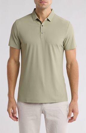 T.R. Premium Slim Fit Stretch Cotton Knit Polo in Green at Nordstrom Rack, Size Xx-Large
