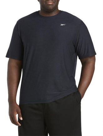Reebok Big & Tall Performance Perfect T-Shirt in Night Blk Hthr at Nordstrom, Size 5X Big