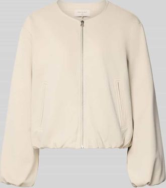Freequent Regular Fit Jacke mit Viskose-Anteil Modell Nanni in Beige, Gr&ouml;&szlig;e XXL