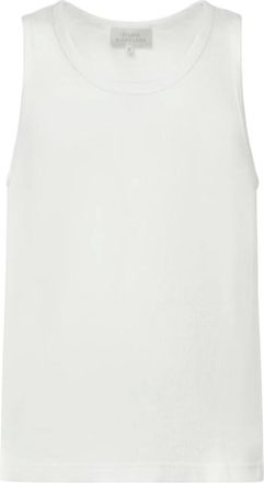 STUDIO NICHOLSON Open-Knit Tanktop - Heren - Tops - Wit - Maat: M Katoen
